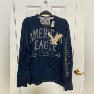 Men’s American Eagle Blue Long Sleeved Shirt
